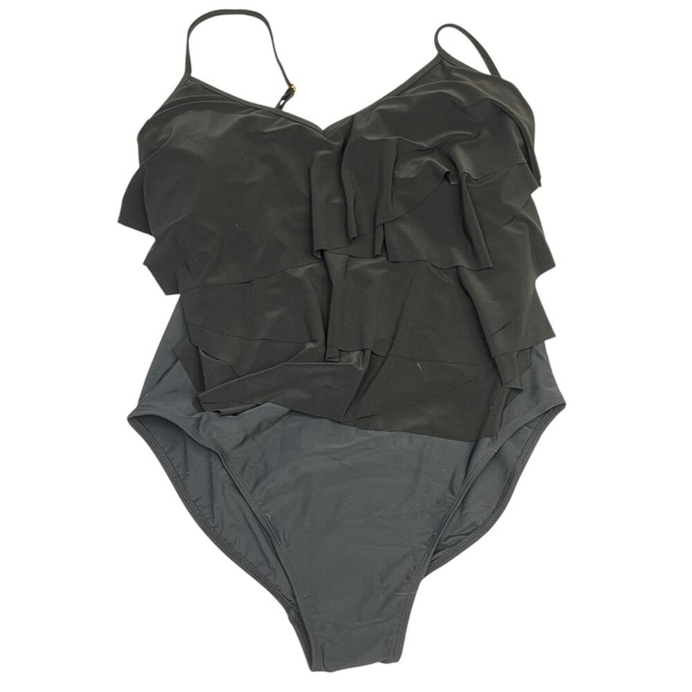 Beyond Control Layered Overlay One Piece swimsuit black - 16 - Picture 3 of 12